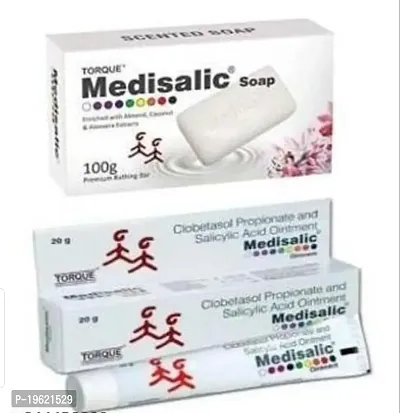 Professional Medisalic Face Cream Pack of 01 With Medisalic Soap Pack of 01-thumb0