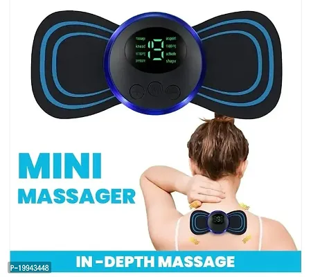 Butterfly Messager Body Message Attractive Most energy Level Increase Powerful Message Full Body Massager with 8 Modes 1 Pcs, Portable Mini Massager Cervical Massage Soothing Pain, Body Massager-thumb0
