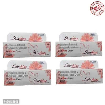 Skin Shine Whitening Cream Pack Of 4 Skin Shine Originol Cream For Face-thumb0