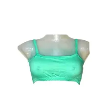 Sharnam Girls Multicolor Cotton Blend Innerwear/Slip/Bra/Sport Bra/Gym Yoga Bra; Pack Of 3(Randam color)-thumb1