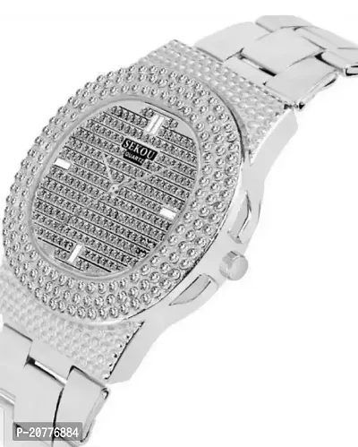 Luxury Bling Square Hip Hop Diamonds Iced Out Dial Analog Watch - For Boys  Girls Luxury Bling Square Hip Hop Diamonds Iced Out Dial-thumb4