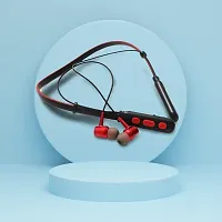 B11 Truly Wireless Bluetooth in Ear Neckband Earphone with Mic Original Best Quality ( Red )-thumb4