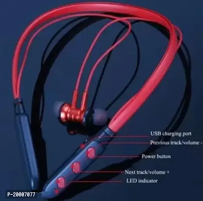 B11 Wireless Bluetooth Neckband Earbud Portable Headset Sports Running Sweatproof Compatible with All Android Smartphones-thumb2