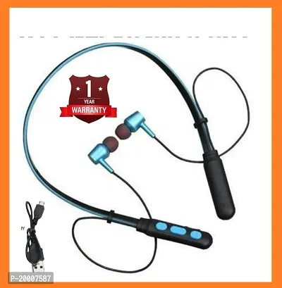 B11 Neckband Bluetooth Headphones Up to 8 Hrs Battery Backup Wireless Bluetooth Headset (multicolour, True Wireless)-thumb0