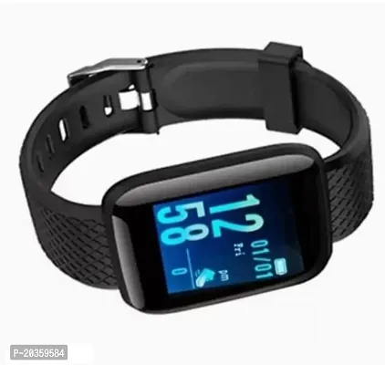 Latest ID116 Plus Bluetooth Smart Fitness Band Watch with Heart Rate Activity Tracker Waterproof Body, Step and Calorie Counter, Blood Pressure,(12),Activity Tracker for Men/Women-thumb0