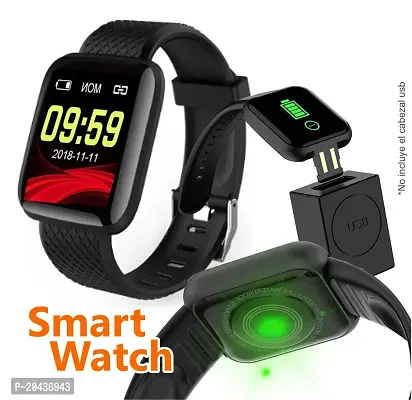 Smart Watch ID 116 Smartwatch Wireless Fitness Band for Boys, Girls, Men, Women  Kids | Sports Gym Watch for All Smart Phones I Heart Rate and BP Monitor-thumb5