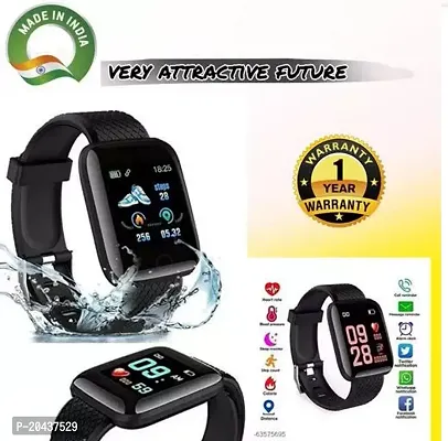 ID-116 SMART BLACK WATCH BLUETOOTH Smartwatch-thumb0