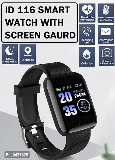 ID-116 SMART BLACK WATCH BLUETOOTH Smartwatch-thumb2