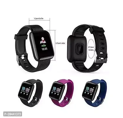 ID116 Smart Watch: Activity Tracker, Heart Rate Sensor, and Sleep Monitor for Boys  Girls - Black-thumb4