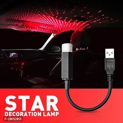 All New USB Star Projector Night Light, Car Roof, Portable Adjustable Romantic Interior Car, Portable Night Light Decorations for Car, Ceiling, Bedroom (Red)-thumb5