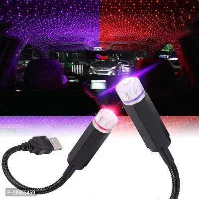 Flexible Star Light Car USB Ambient Light Compatible with Laptop Desktop USB Devices Suitable for Cars SUVs Bedroom Home Light Deacute;cor and More Led Light (Black)