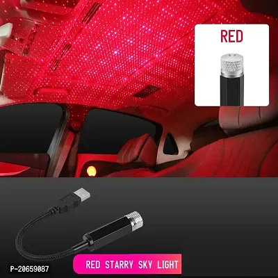 USB Mini Laser Light for Car Decoration-5 Adjustable Sky MoonLight Mode, Flexible Starry Night Lamp- Romantic Interior Car  Indoor Roof Light- Pack of 1
