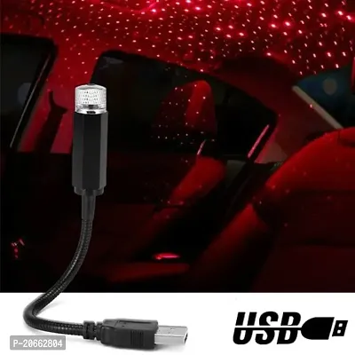 USB Roof Star Projector Lights with 3 modes, Portable Adjustable Flexible Interior Car Night Lamp with Romantic Galaxy Atmosphere fit Car, Ceiling, Bedroom, Party