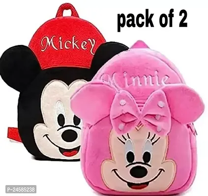 KIDS BACKPACK 2 5 years combo minnie micky combo-thumb0