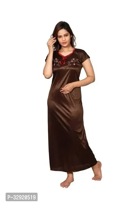 Comfy Satin Women Nightdress-thumb0