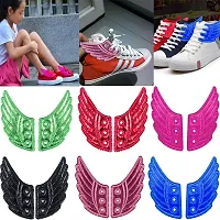 Wmart Kids Foils Shoes Sneaker Angel Wings Shoes Accessories Blue (58011791WM)-thumb2