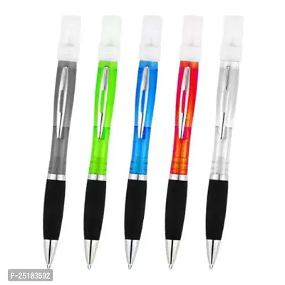 Wmart Ballpoint Pen 1.0mm Gel Pens 2 in 1 Sprayer Study Stationery Student Purple-thumb2
