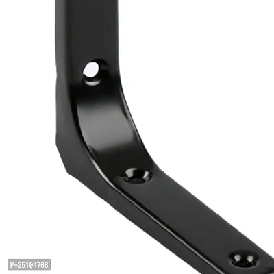 Wmart Heavy Duty Shelf Bracket Wall Hanging Shelve L Shaped Brackets Black 4Inch (79019371WM)-thumb2