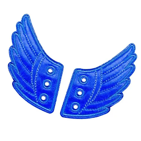 Wmart Kids Foils Shoes Sneaker Angel Wings Shoes Accessories Blue (58011791WM)