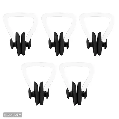 Wmart Non-Slip Soft Silicone Nose Clip Plug Nose Protector for Swimming Black (54040424FEZ)-thumb3