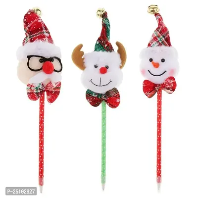 Wmart Creative Christmas Theme Ballpoint Ball Point Pen Toy Kids Gift Santa Claus (58014816WM)-thumb4
