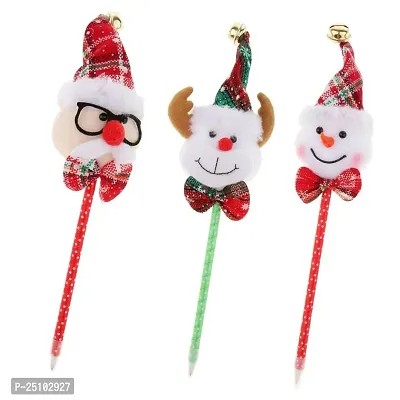 Wmart Creative Christmas Theme Ballpoint Ball Point Pen Toy Kids Gift Santa Claus (58014816WM)-thumb3