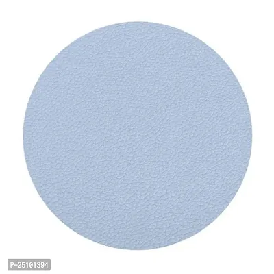 Wmart PU Leather Table Drink Cup Mat Heat Insulated Pad Coasters 5 Colors Blue(70005839WM)-thumb5