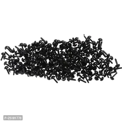 Wmart 200 Pieces Black Plastic Safety Eyes for Teddy Bear Doll Animal Toys 5MM (57023918WM)