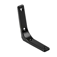 Wmart Heavy Duty Shelf Bracket Wall Hanging Shelve L Shaped Brackets Black 4Inch (79019371WM)-thumb4