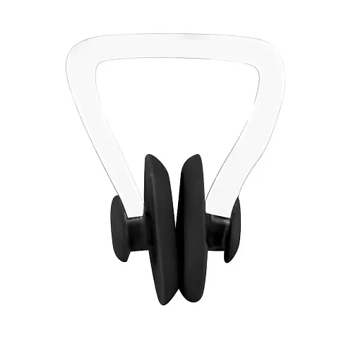 Wmart Non-Slip Soft Silicone Nose Clip Plug Nose Protector for Swimming Black (54040424FEZ)