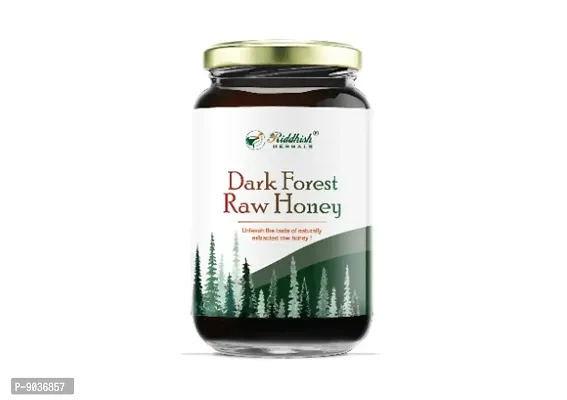 RIDDHISH HERBALS Dark Forest Raw Honey 500gm-thumb0