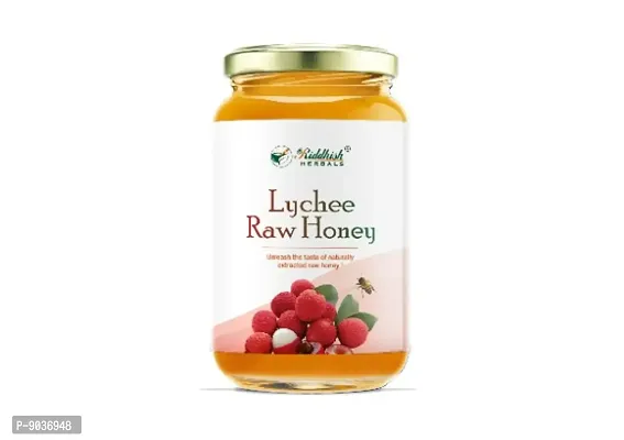 RIDDHISH HERBALS Lychee Raw Honey 500gm