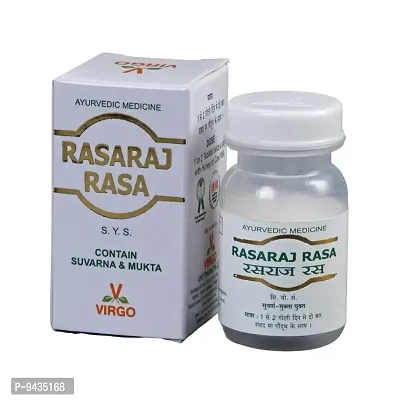 Virgo Rasaraj Rasa Useful in Paralysis  Hysteria - 10 Tablets (Pack of 4)
