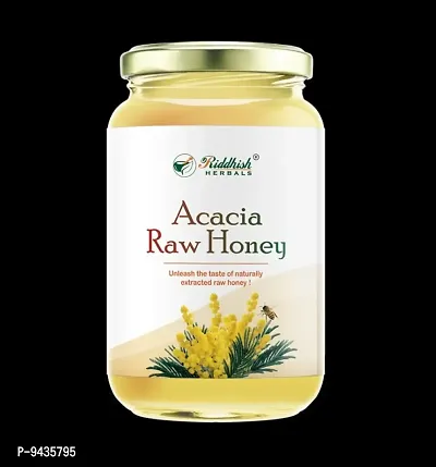 Herbals Acacia Raw Honey | Kashmiri Honey | Unprocessed 100% Natural Honey | 500gm.-thumb0