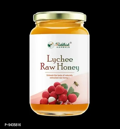 Herbals Lychee Raw Honey | Litchi Honey | Unprocessed 100% Natural Honey | 500gm.-thumb0
