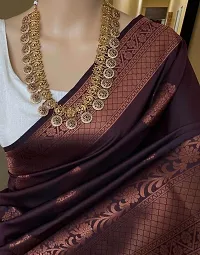 Stylish Cotton Silk Saree with Blouse piece-thumb1