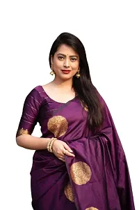 Stylish Cotton Silk Saree with Blouse piece-thumb1