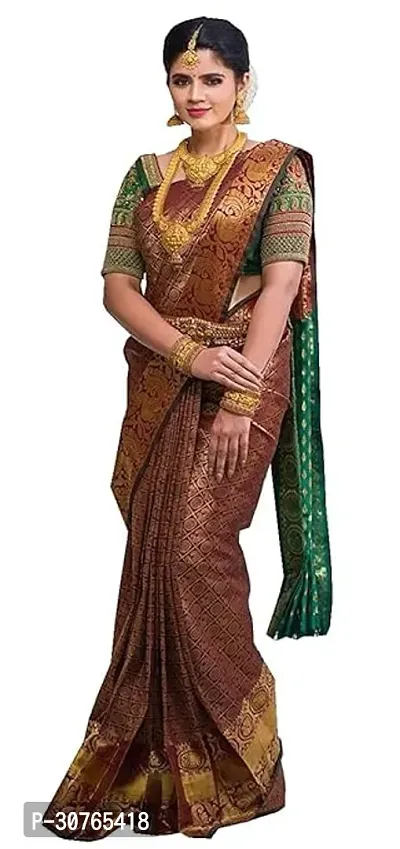 Stylish Cotton Silk Saree with Blouse piece-thumb0