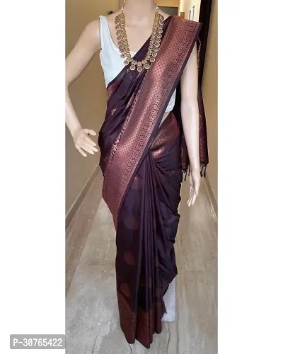 Stylish Cotton Silk Saree with Blouse piece-thumb0