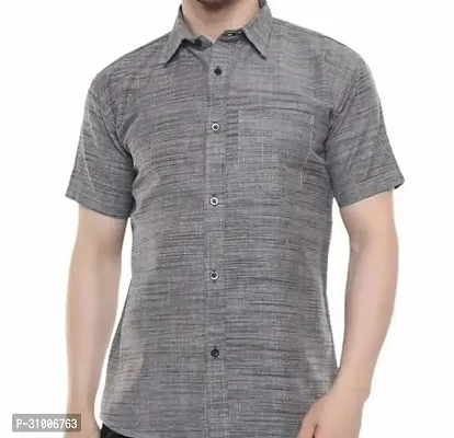 Trendy Cotton Short Sleeve Shirt for Men