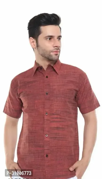 Trendy Cotton Short Sleeve Shirt for Men