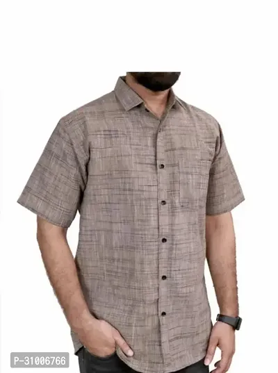 Trendy Cotton Short Sleeve Shirt for Men-thumb0