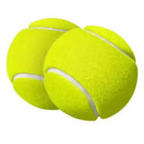 Rubber Green Tennis Cricket Ball Pack of 2