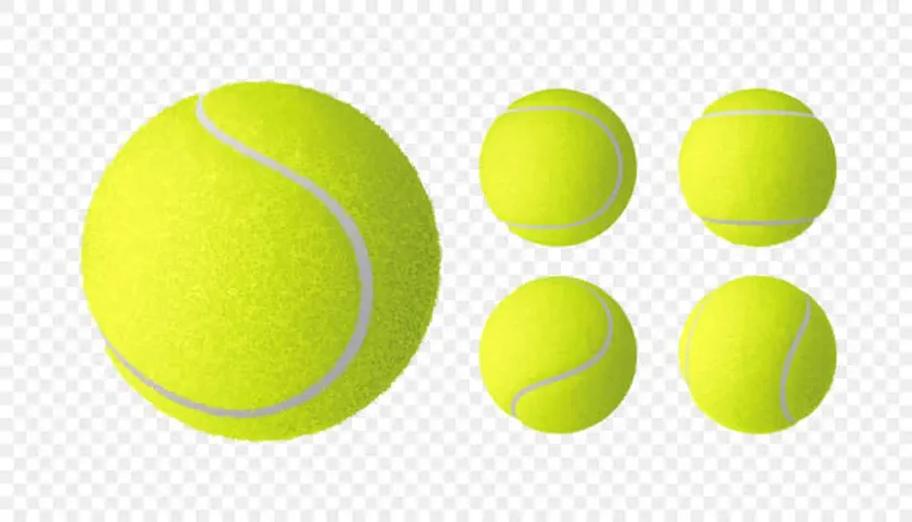 Rubber Green Tennis Cricket Ball Pack of 5