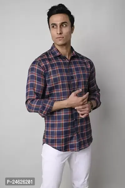Fancy Cotton Casual Shirts For Men-thumb0