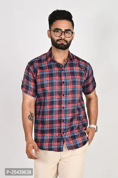 Fancy Cotton Shirts For Men-thumb0