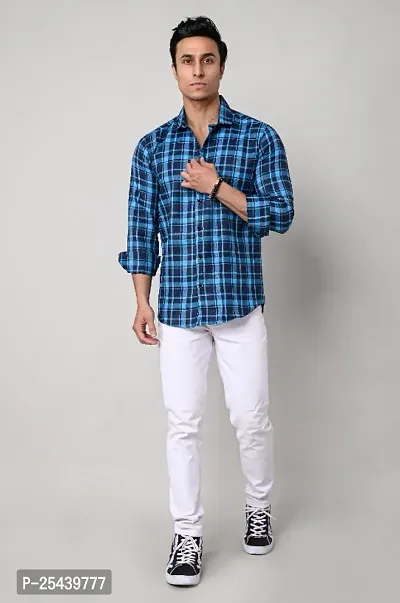 Fancy Cotton Shirts For Men-thumb0