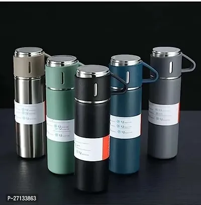 Modern Vacuum Flask Set with 2 Cups