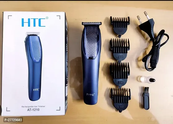AT-1210 Professional Beard Trimmer For Men, Durable Sharp Accessories Blade Trimmers and Shaver with 4 Trimming Combs, Trimmer For Men Shaving, 45 Min Cordless Use, Trimer for men's-thumb0