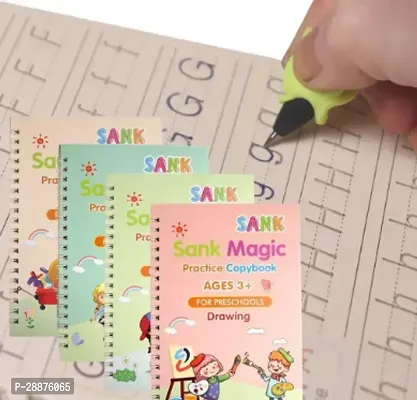 Magic Re-Usable Drawing, Alphabet, Numbers And Math Exercise Books For Children